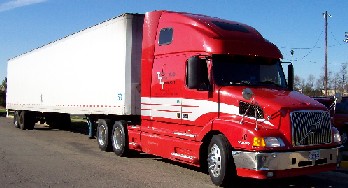 Total Truck Transport - one of our 18 wheeler tractor trailer trucks
